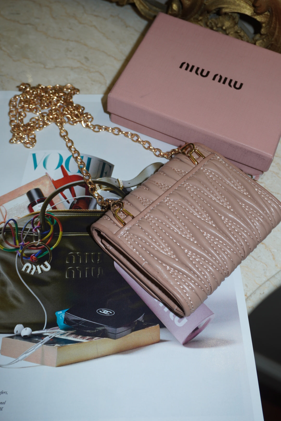 Bag Miu beige pronta consegna