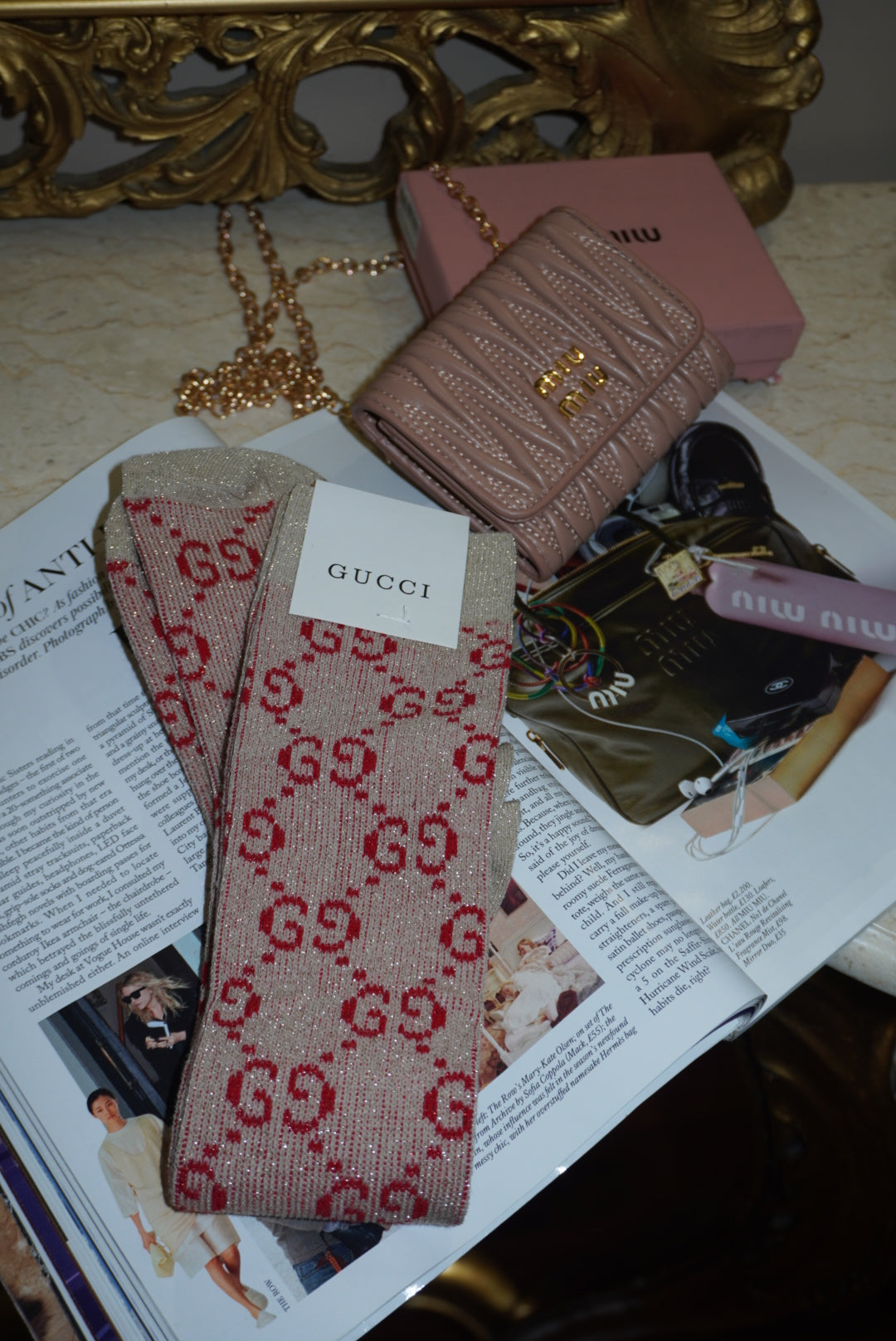 Combo Beige Calzini + Bag Luxury