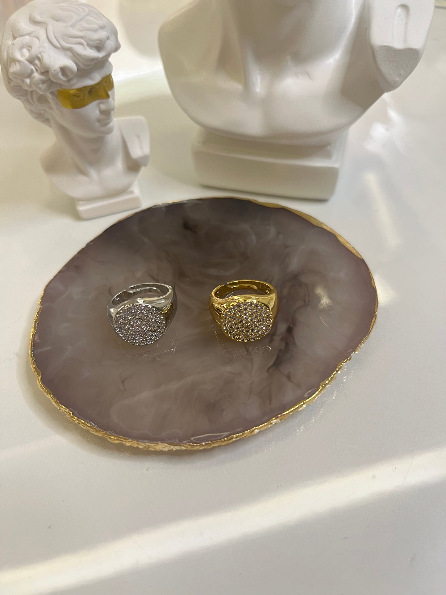 Anello chevalier lurex