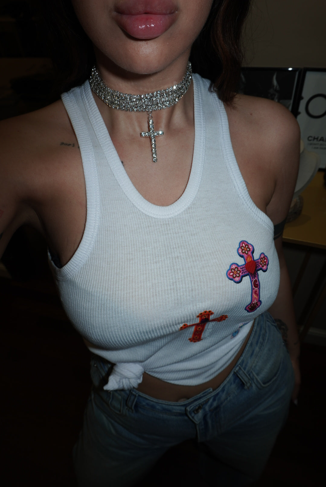 Chocker Crois Maddy silver