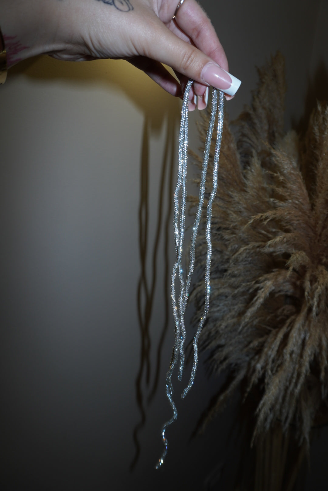 Coppia di lacci Swarovski