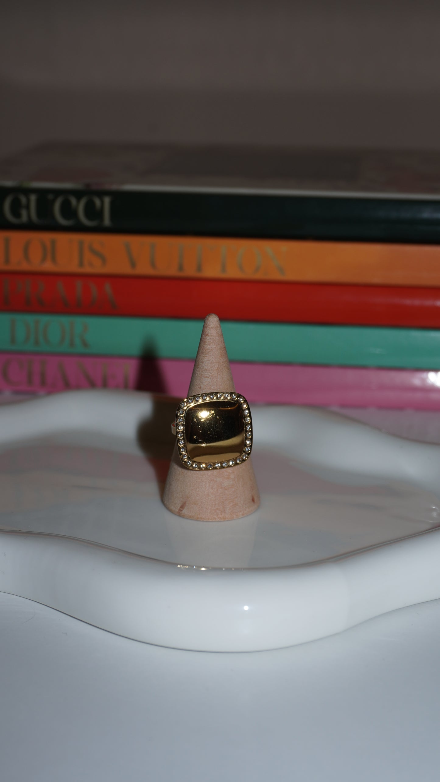 Anello Quadrato gold