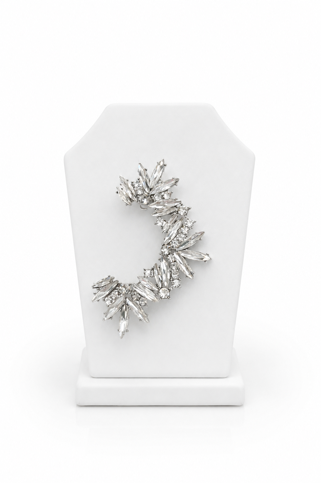 Orecchino Natti silver (sinistro)