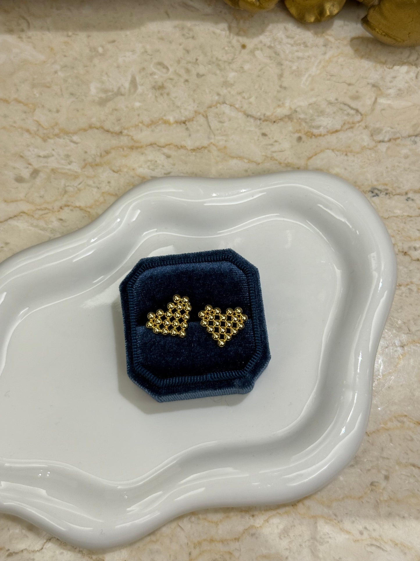 Orecchini heart ballon gold