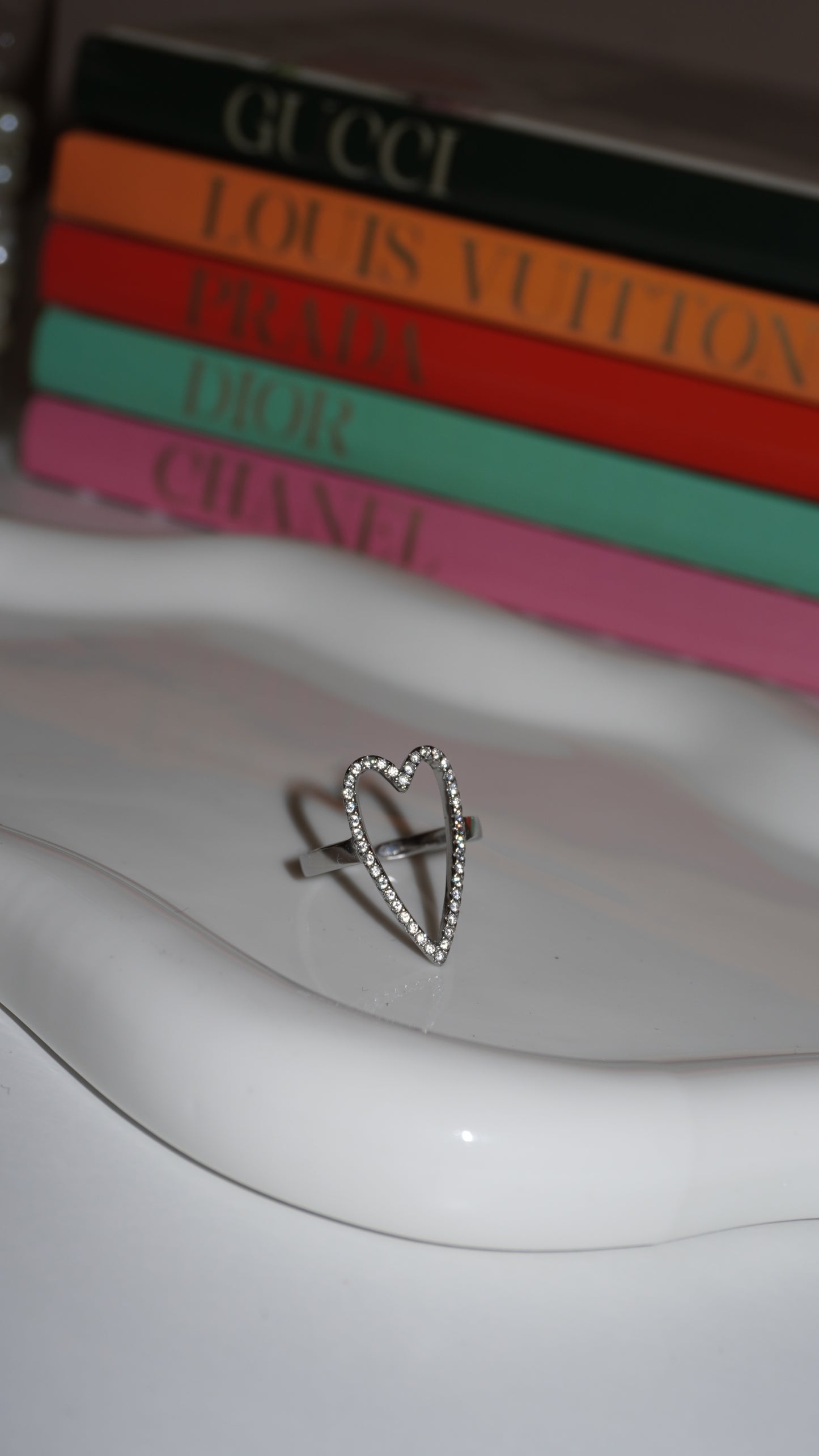 Anello cuore slim silver