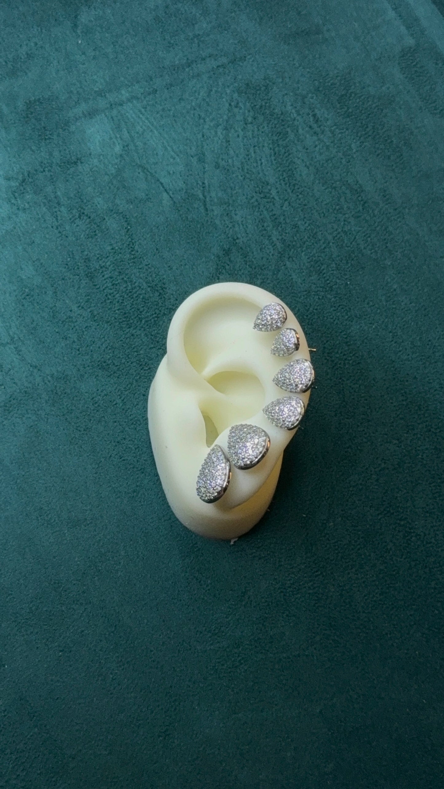 Set Goccia silver (3 coppie)