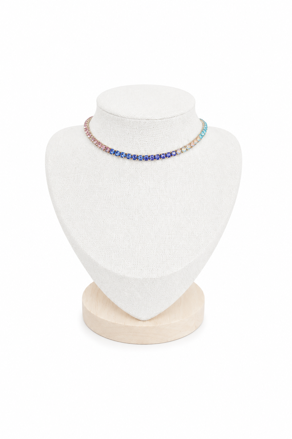 Chocker regolabile pink/blue