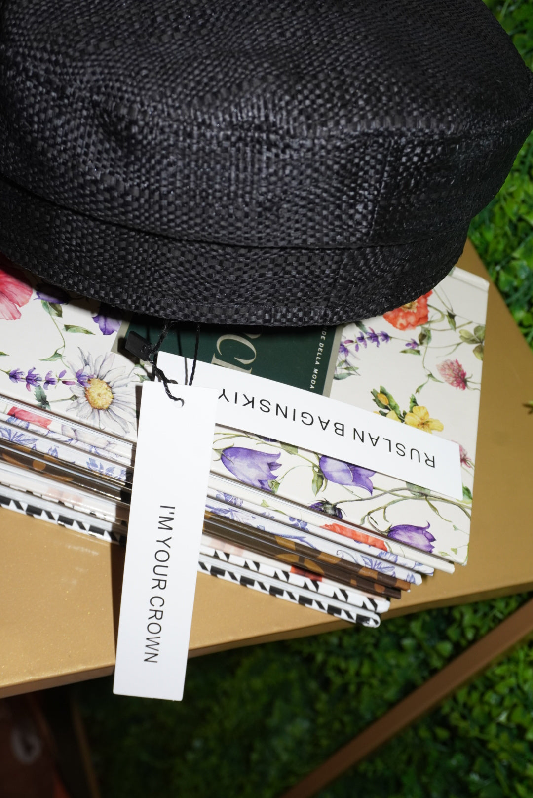 Cappello Rb in paglia top quality