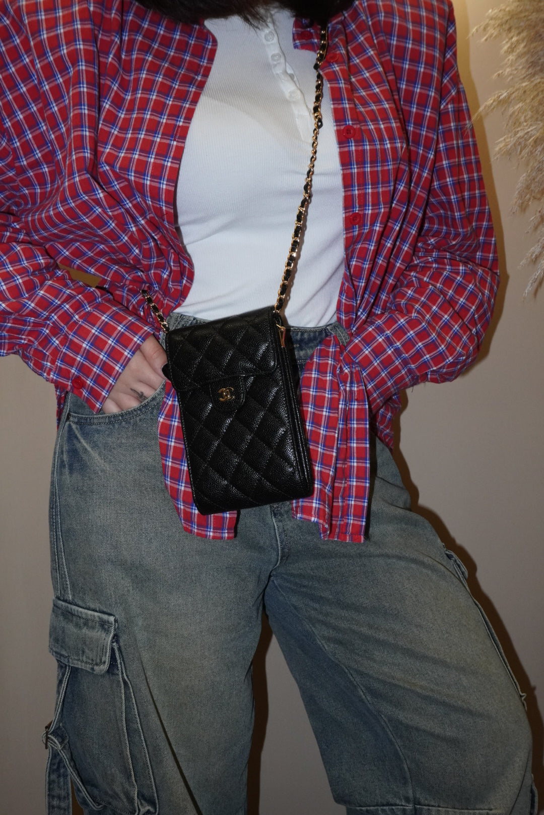 Porta cellulare Luxury black/gold