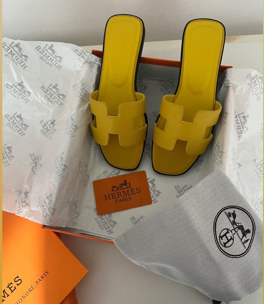 Ciabatte luxury yellow
