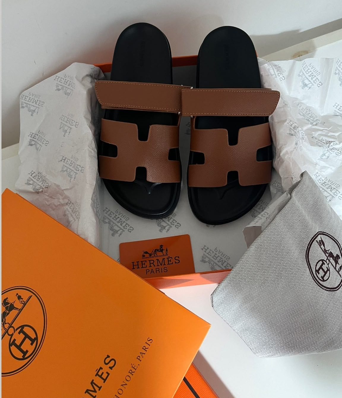 Ciabatte brown luxury