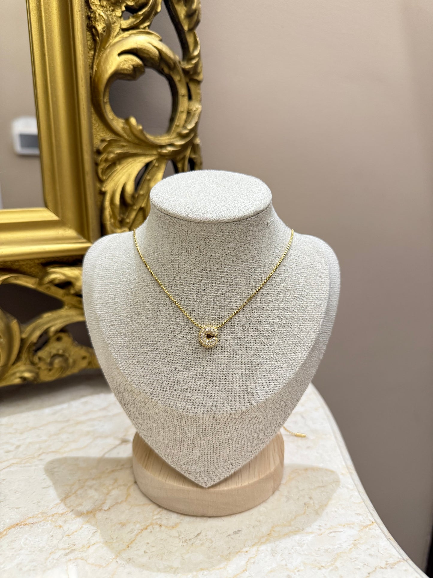 Collana Iniziali gold