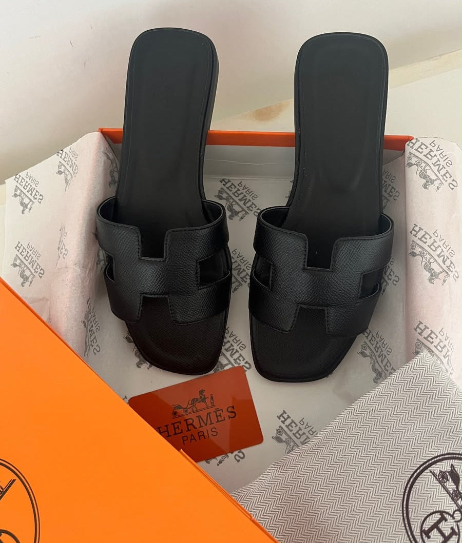 Ciabatte luxury black