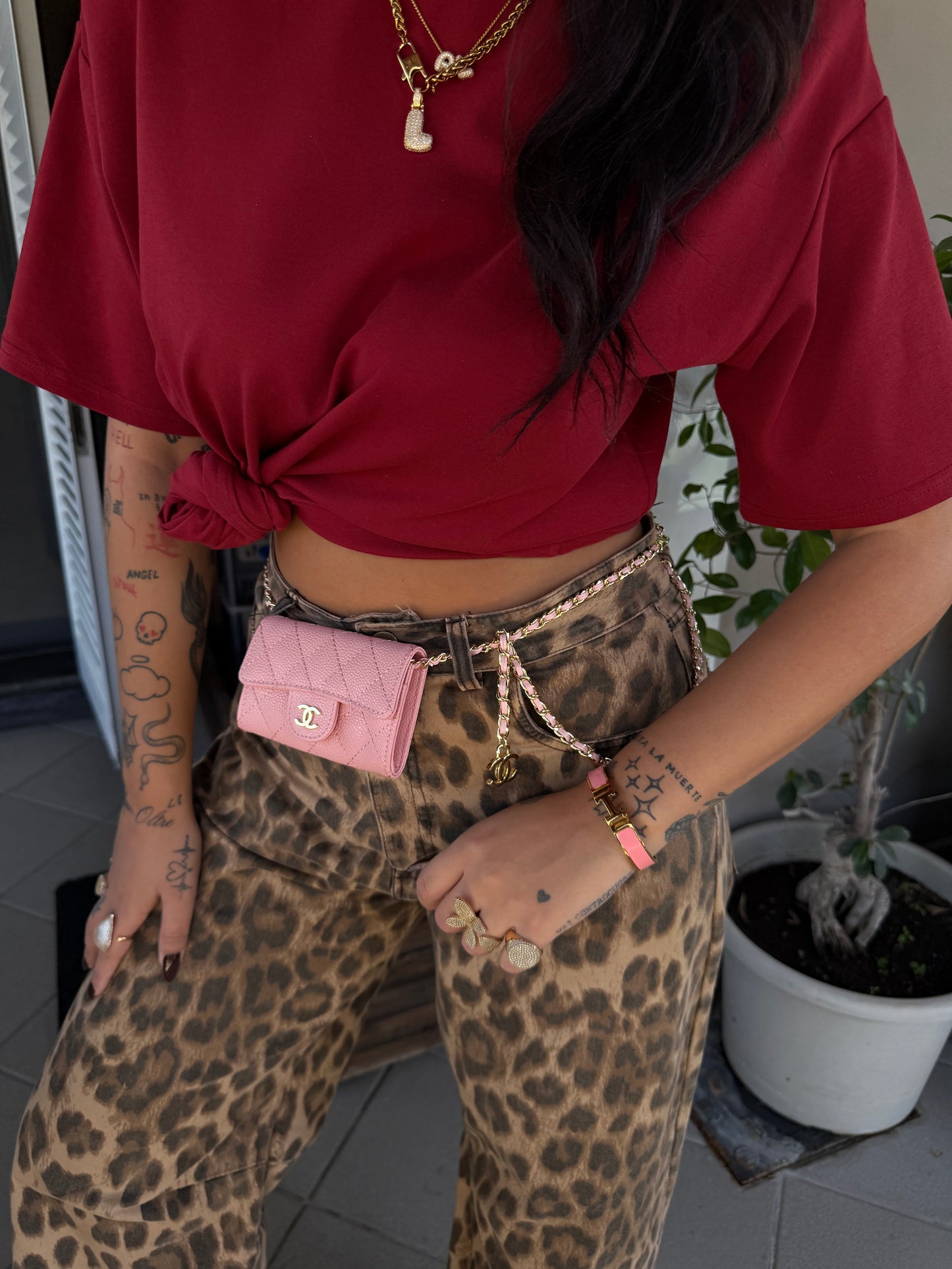 Combo pink luxury bag+bracciale