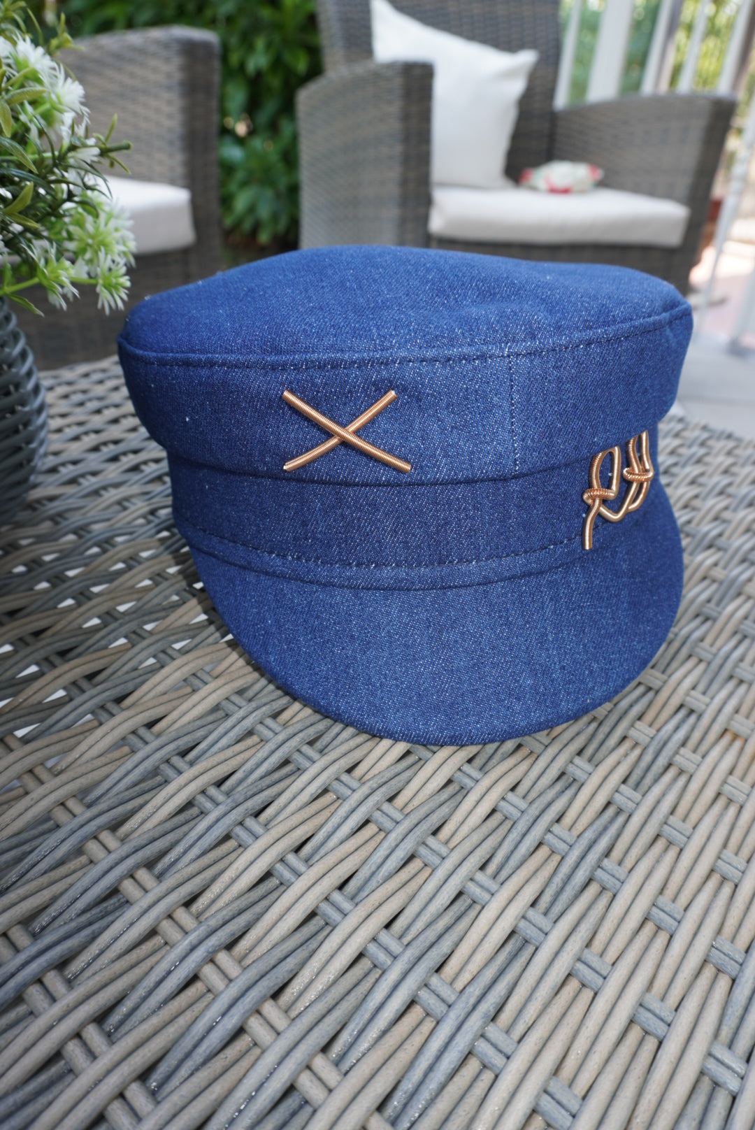 Cappello Rb denim