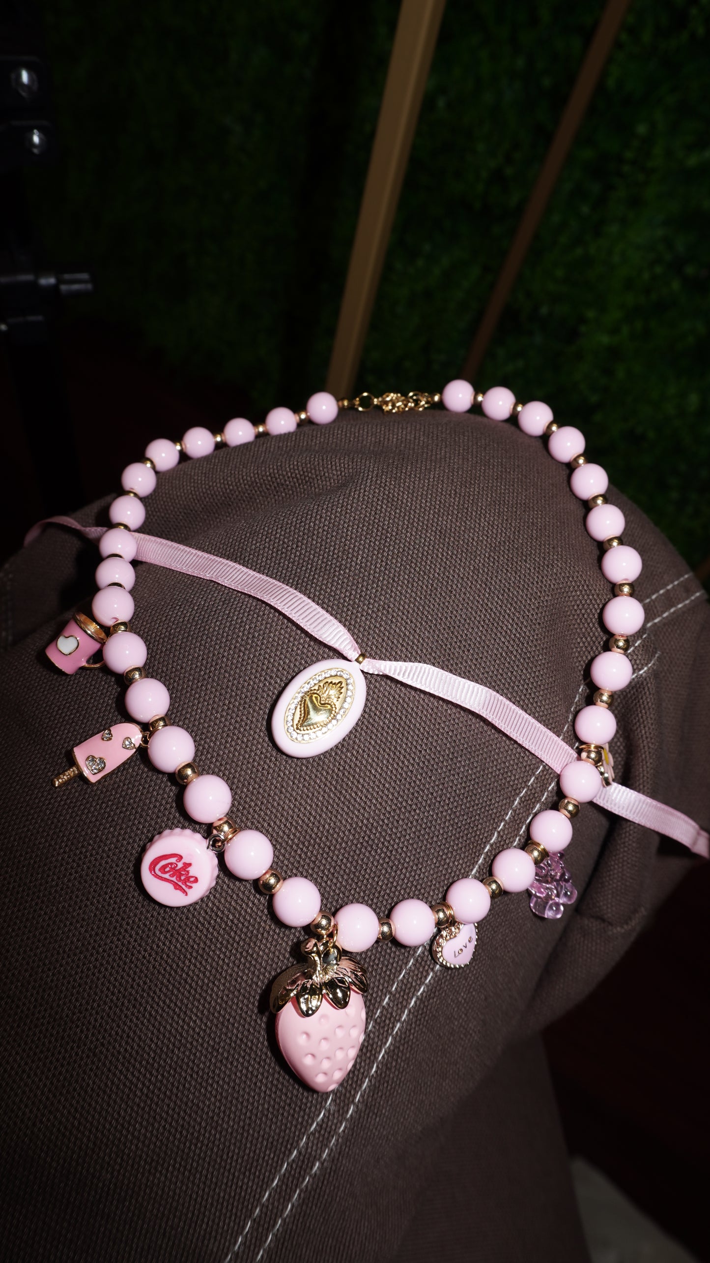 Combo pink Luciana Chocker+Collana