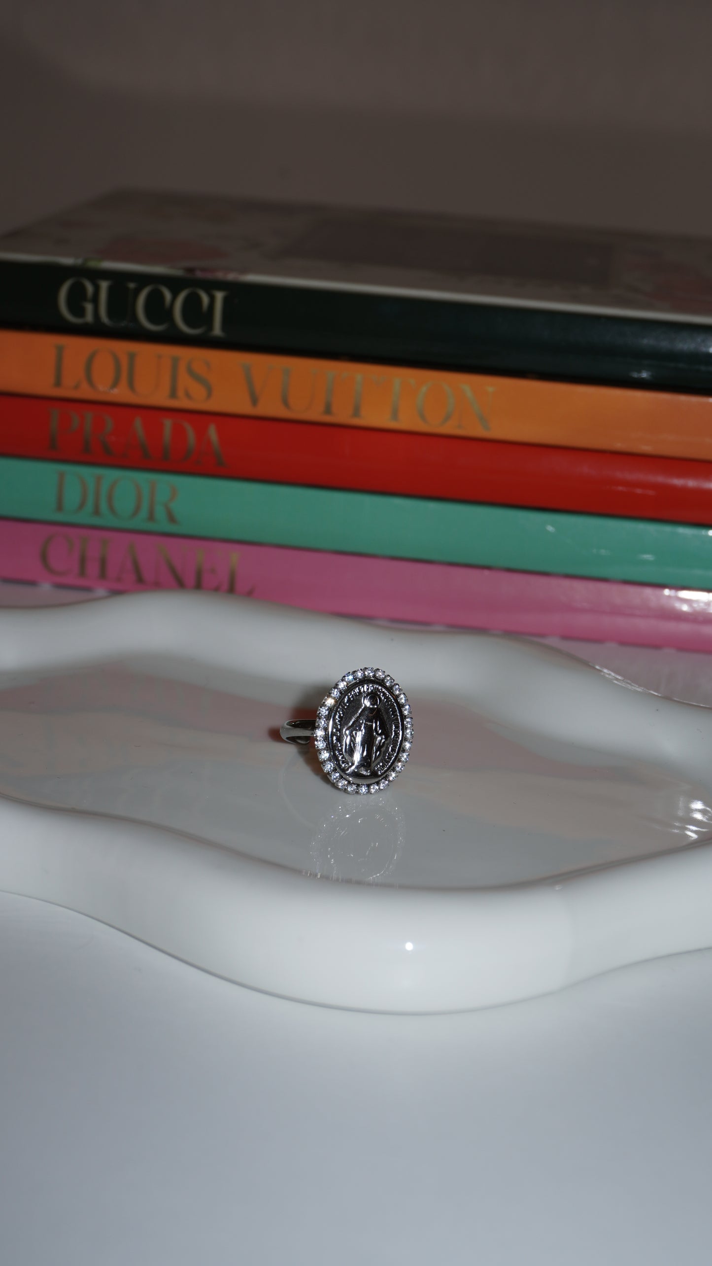 Anello Madonna Santissima silver