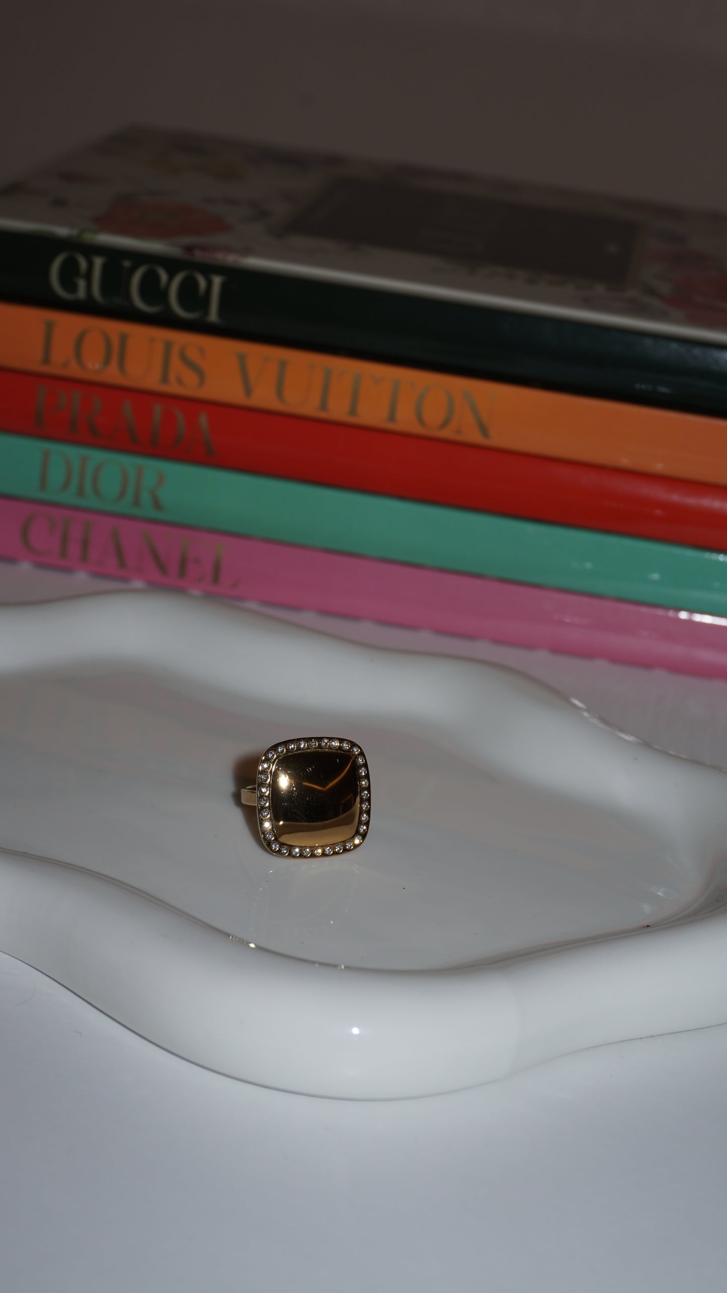 Anello Quadrato gold