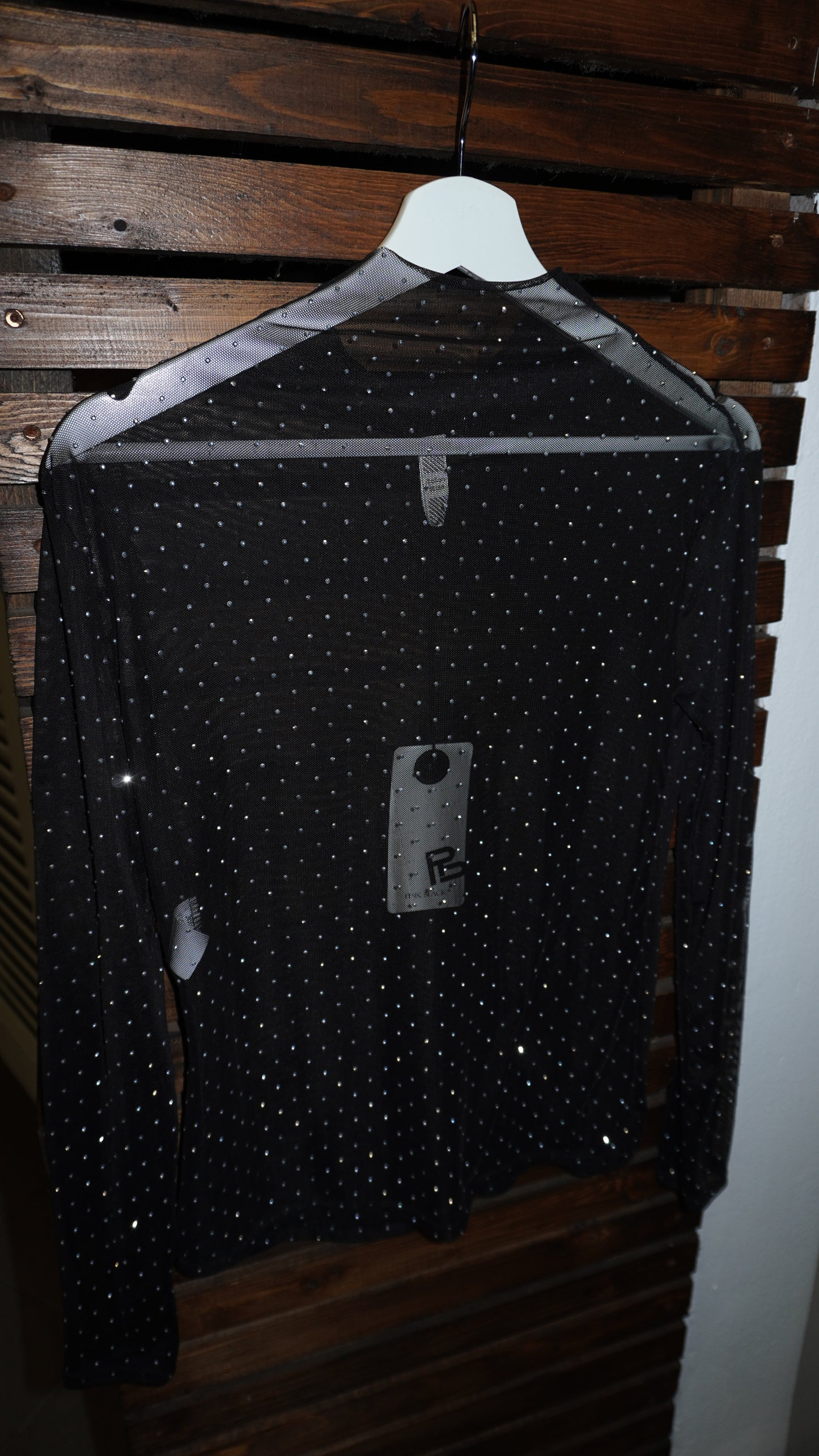 Maglia trasparente brillantina