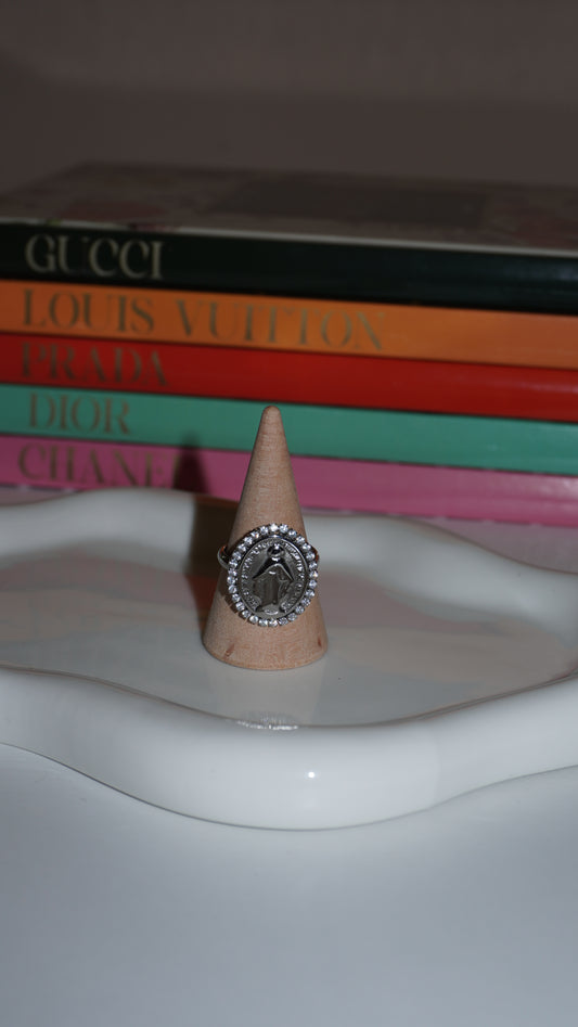 Anello Madonna Santissima silver