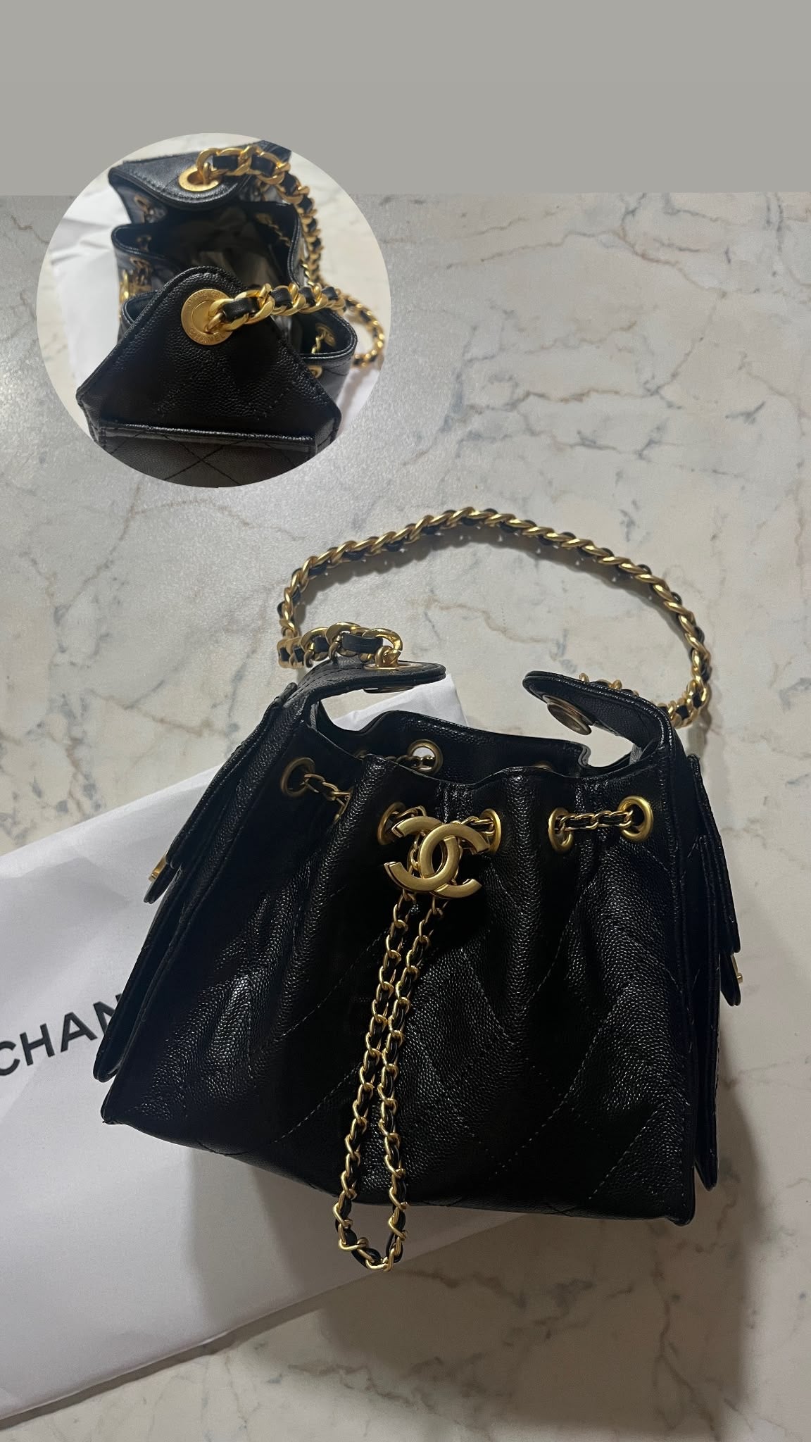 Luxury bag black