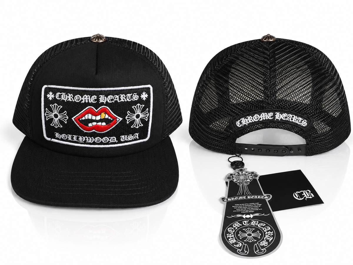 Cappello Chrome black/white/red