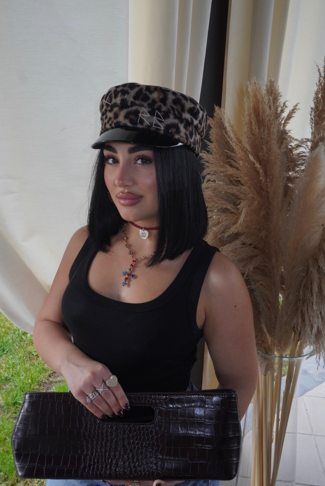 Cappello Rb leopard top quality