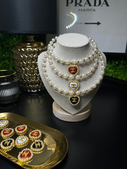 Collier in perle Chanel vintage + punti luce in omaggio