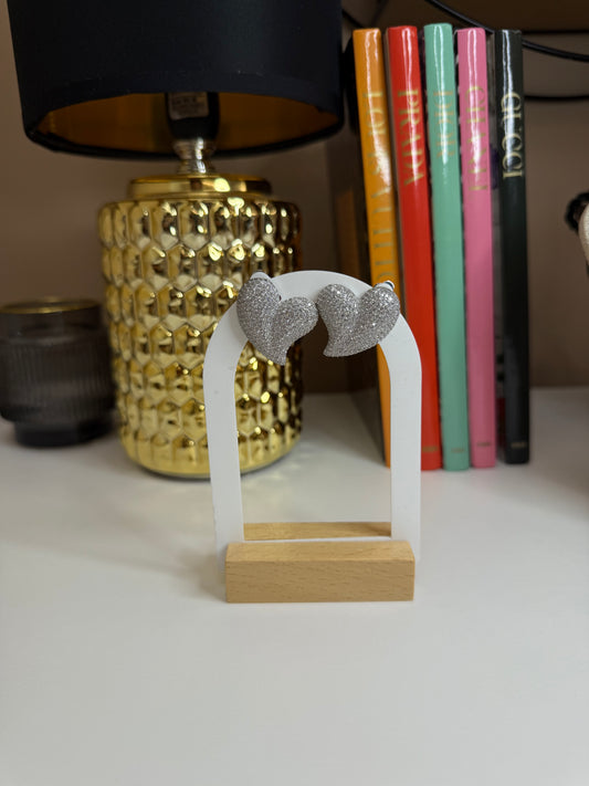 Orecchini Clip Adele silver