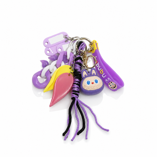 Charms viola with labubu