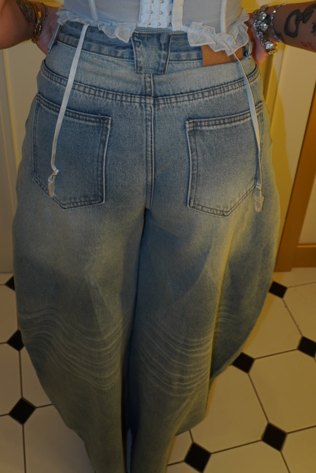 Denim Balloon Zayra