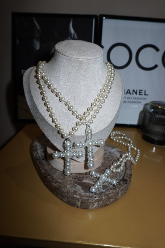 Collana Crois in perle