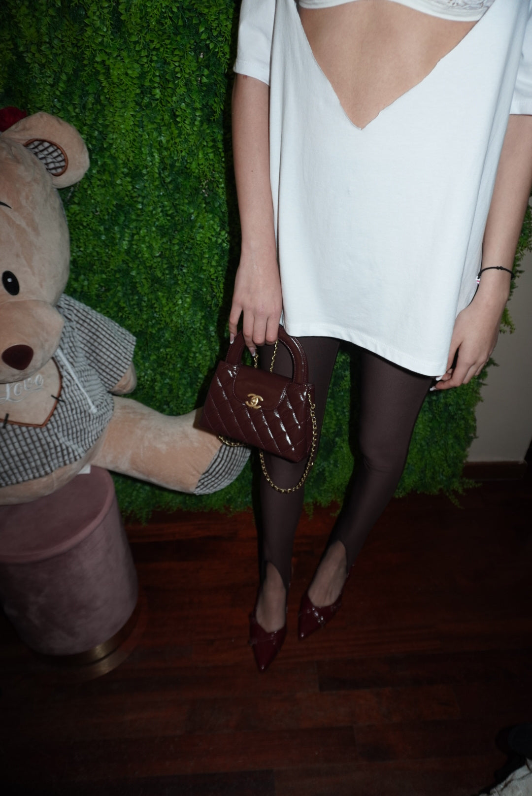 Legging Brown ghette tg unica