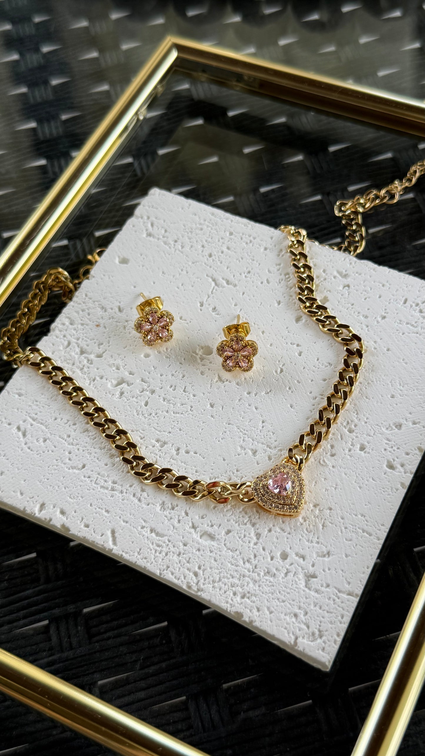 Combo Ginny pink flower