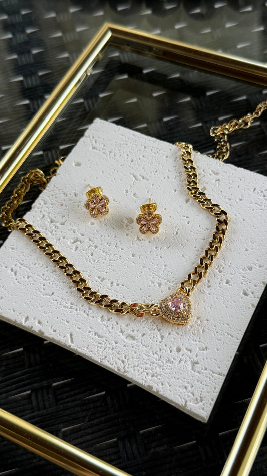 Combo Ginny pink flower