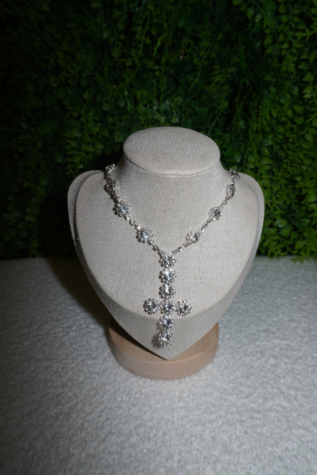 Collana Croce Amélie gold/silver