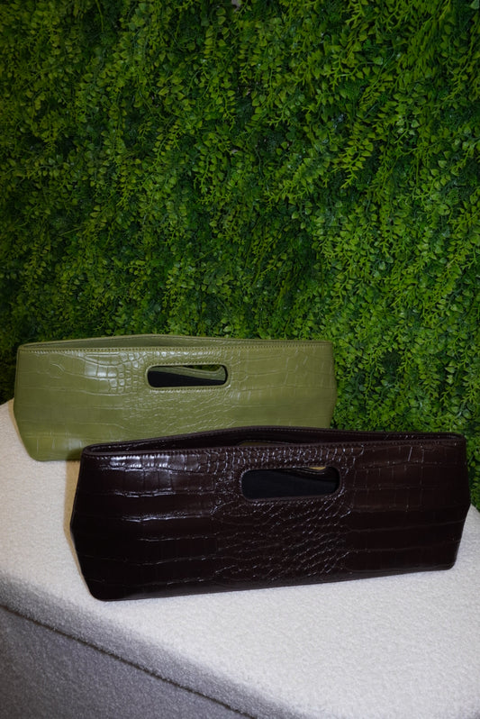 Bag Longuette verde/bordeaux