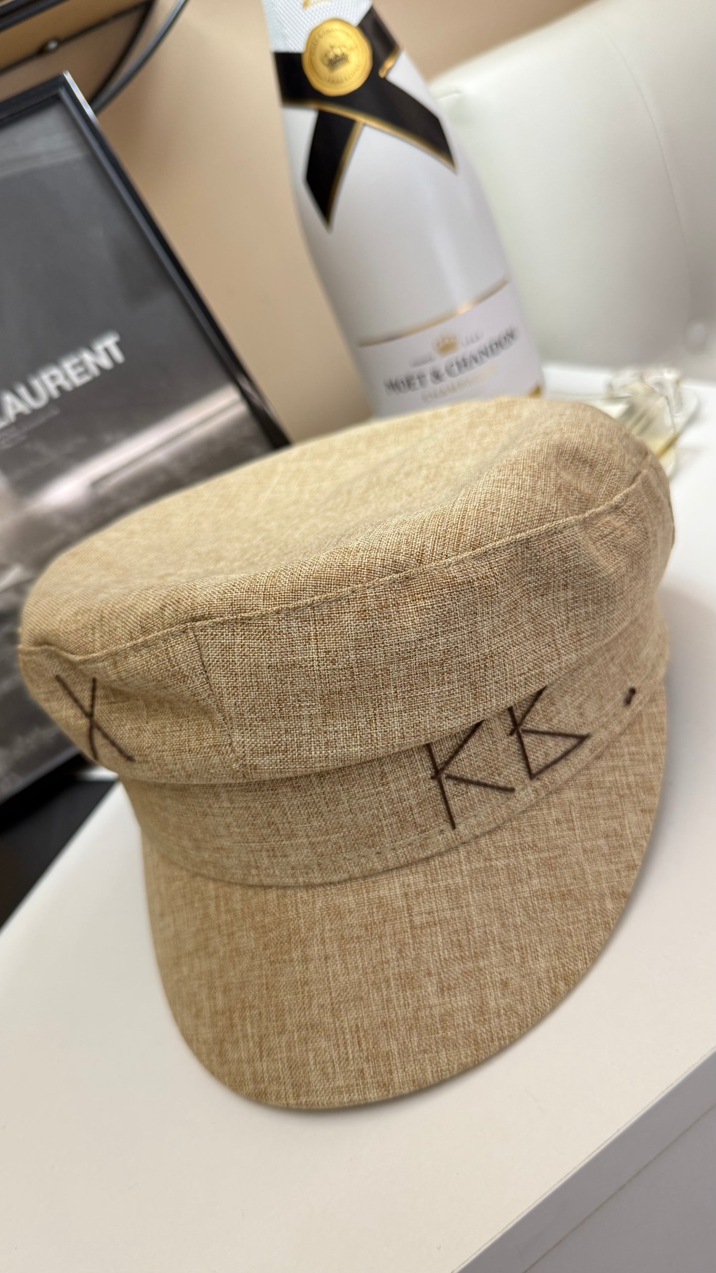 Cappello Rb misto lino