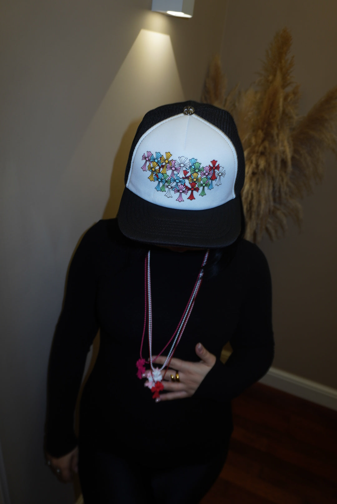 Cappello Chrome rainbow cross