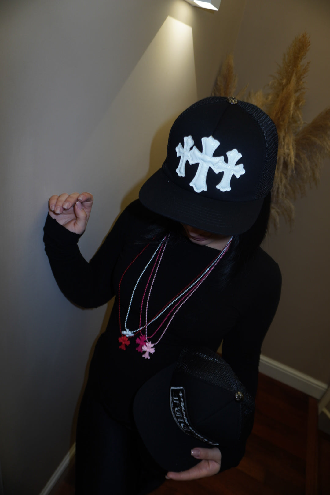 Cappello Chrome white cross