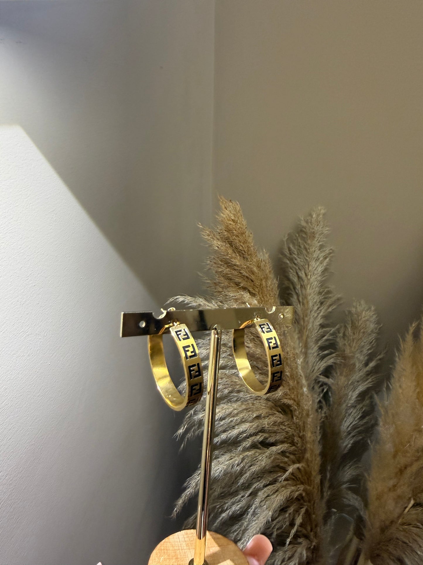 Orecchini Luxury doppiaF Gold