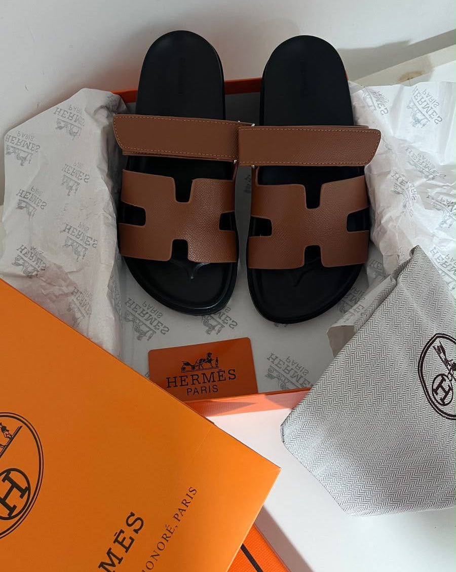 Ciabatte luxury brown