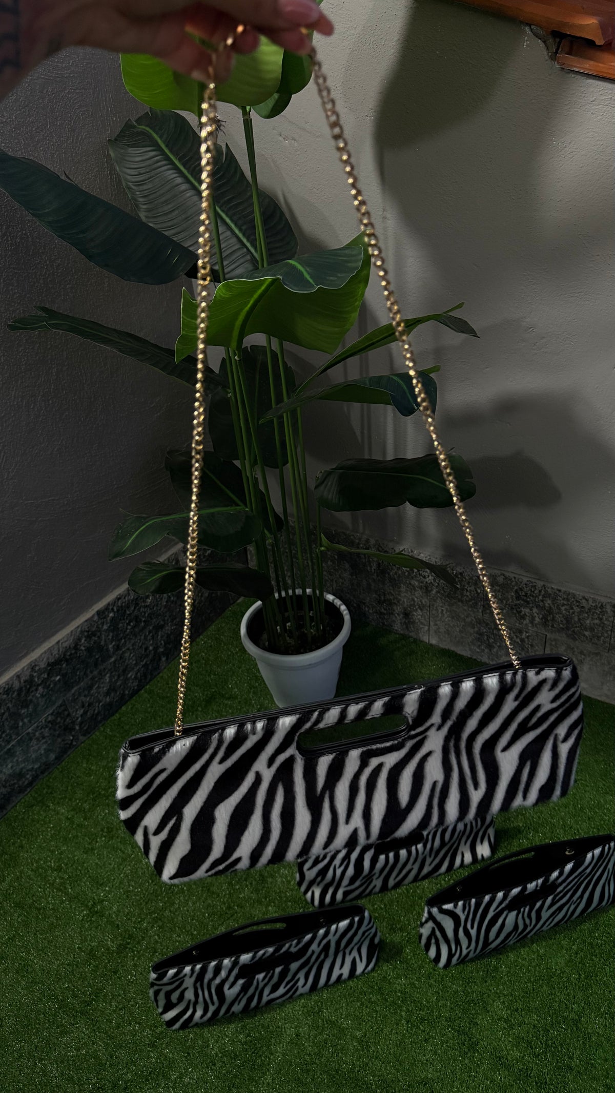 Bag longuette zebrata