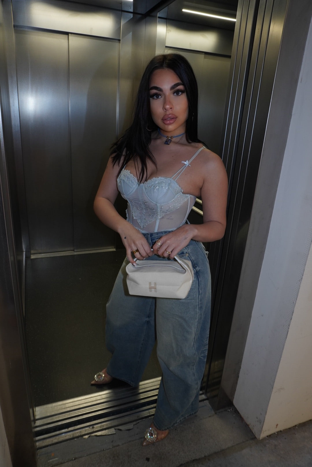 Denim Balloon Zayra