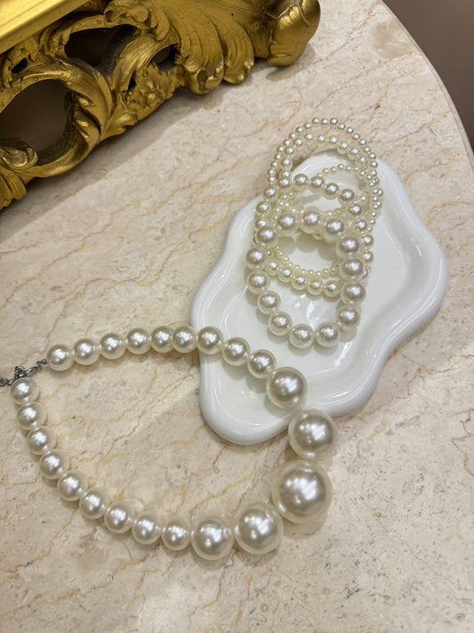 Combo perle Collana + Bracciali