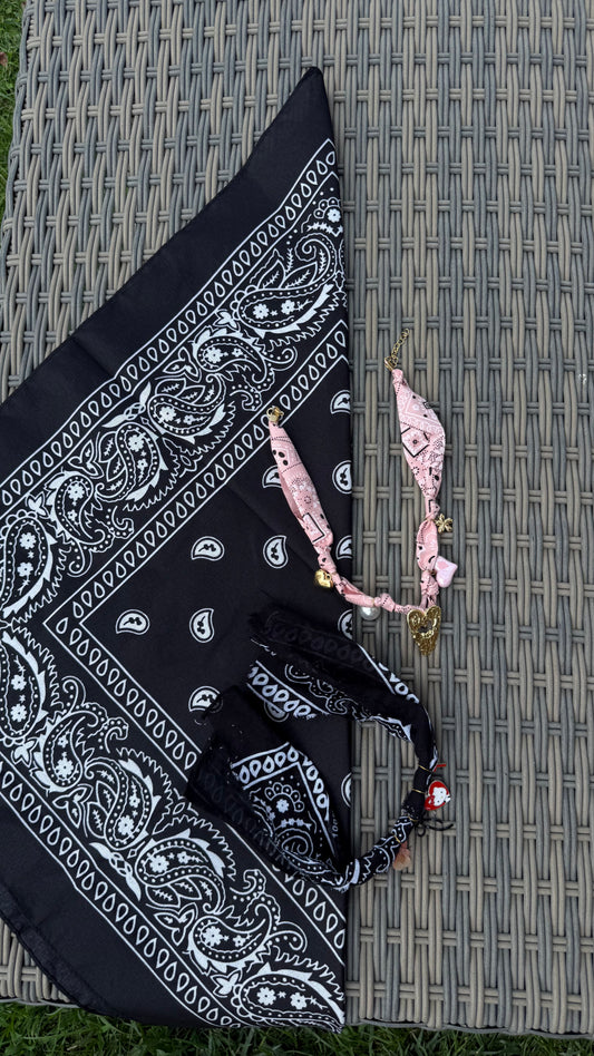 Combo 3 pezzi (Chocker+Bandana+cavigliera)