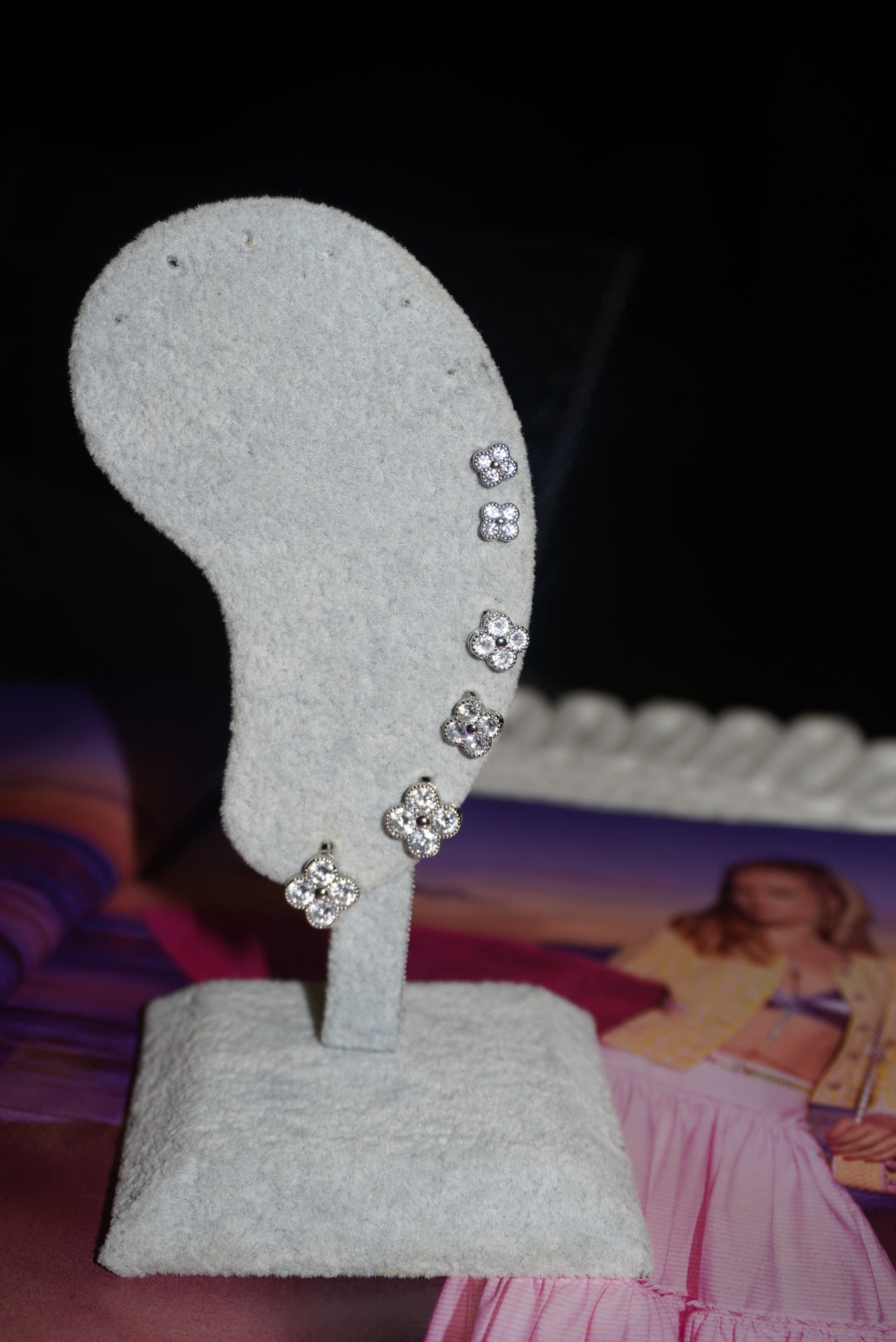 Set Orecchini Rita silver