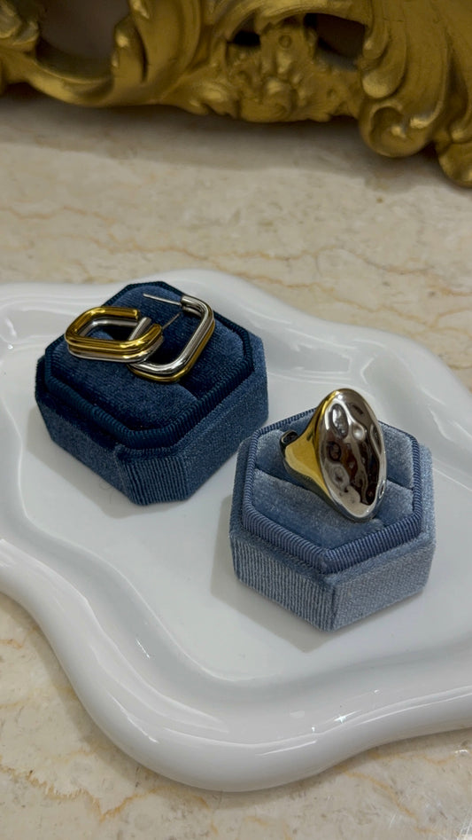 Combo Orecchini + Anello Magnetic