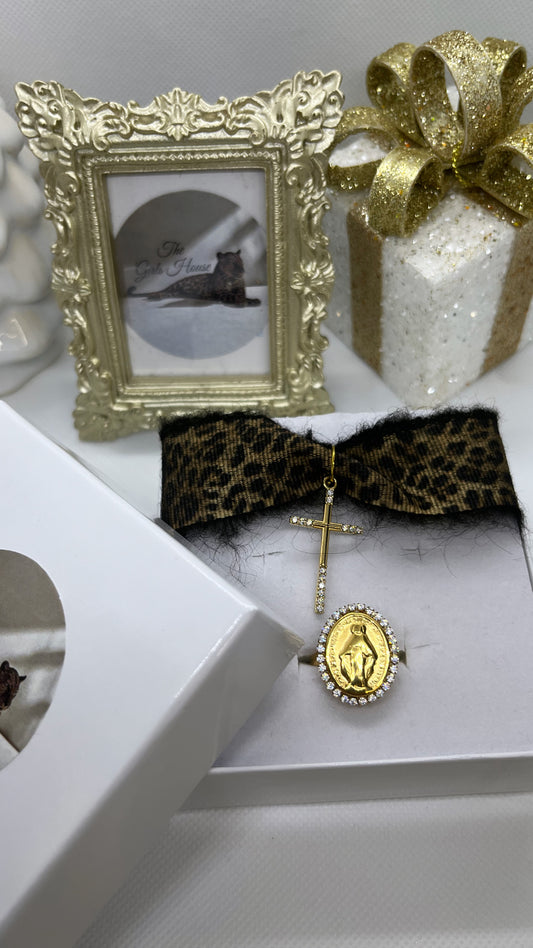 Giftbox Ghepard Chocker + Anello