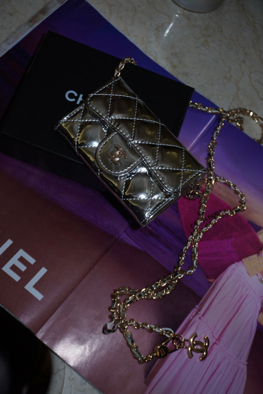 Mini bag luxury silver/gold
